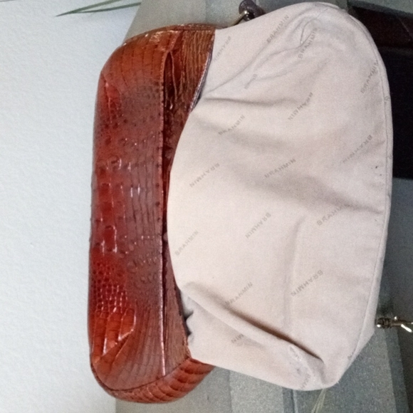 BRAHMIN "Johanna" Pecan Melbourne Medium Hobo Shoulder Bag Purse - Picture 8 of 14